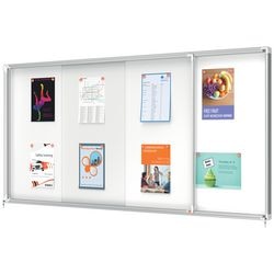 Vitrine skydedøre nobo 27x a4 207x107,6x6cm