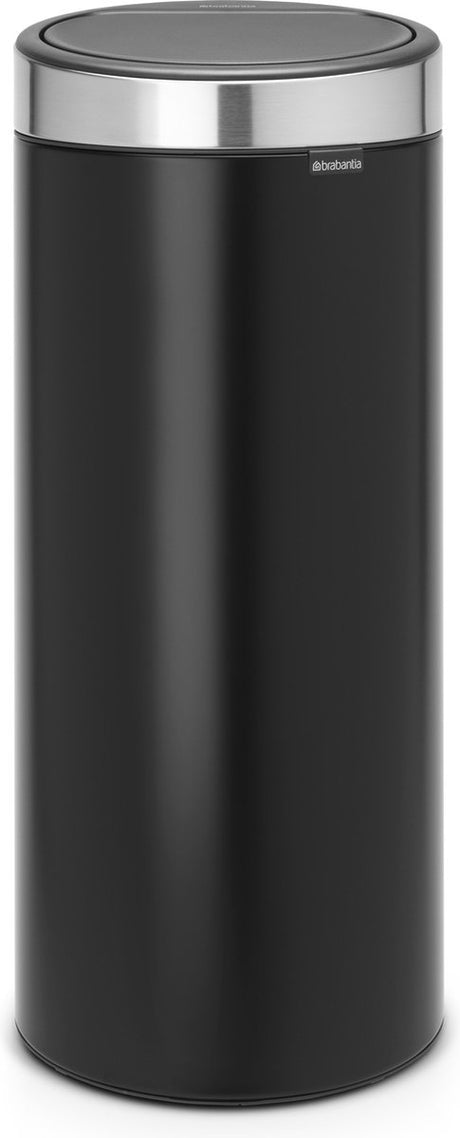 Brabantia touch skraldespand - 30 liter - matsort mat stål fingeraftrykssikkert låg