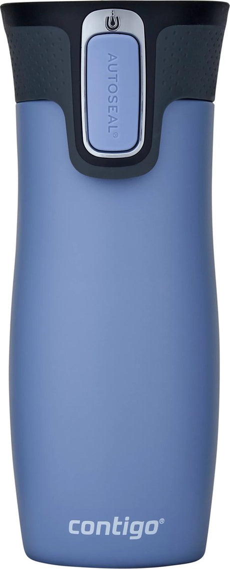 Contigo west loop autoseal termokop, rustfrit stål isoleret kop, kaffekop-to-go, BPA-fri, lækagesikker kop-to-go med let at rengøre låg, holder varmen i op til 5 timer, 470 ml | earl grey