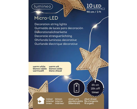 Lumineo mikro LED-belysning med trædeko