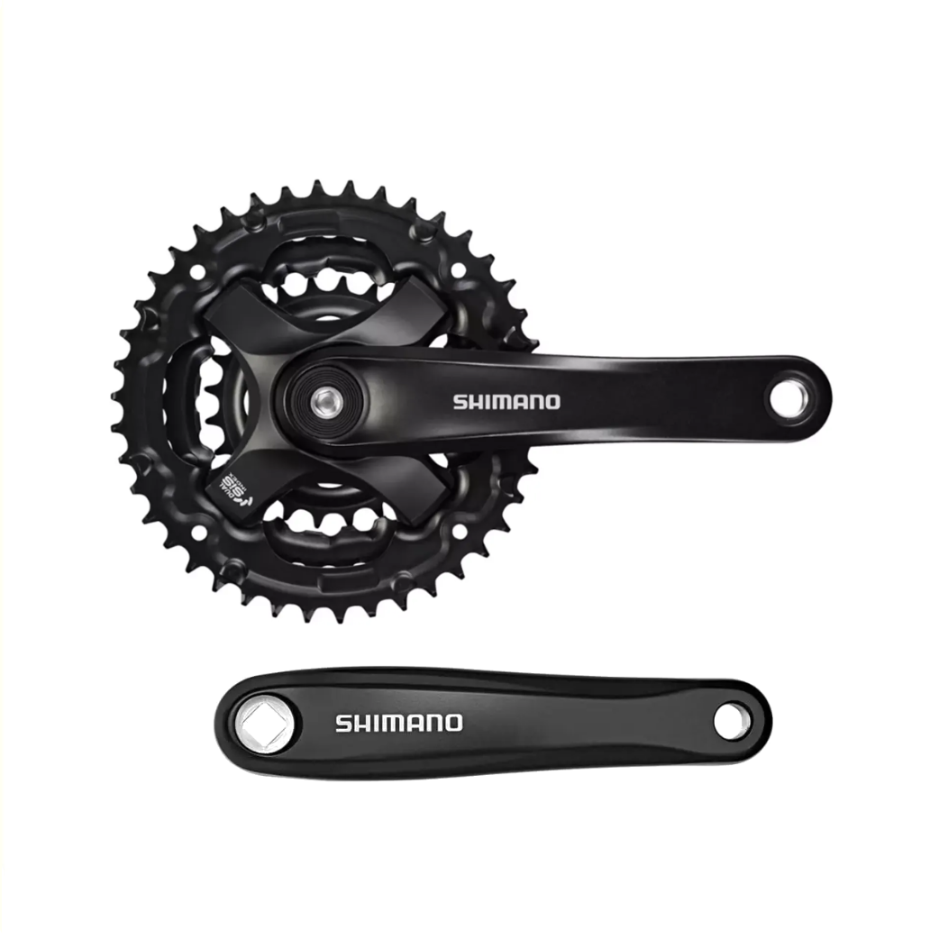 Shimano Cranket FC-TY501, krumtaplængde 170 mm 7 8-trins, 42 34 24T