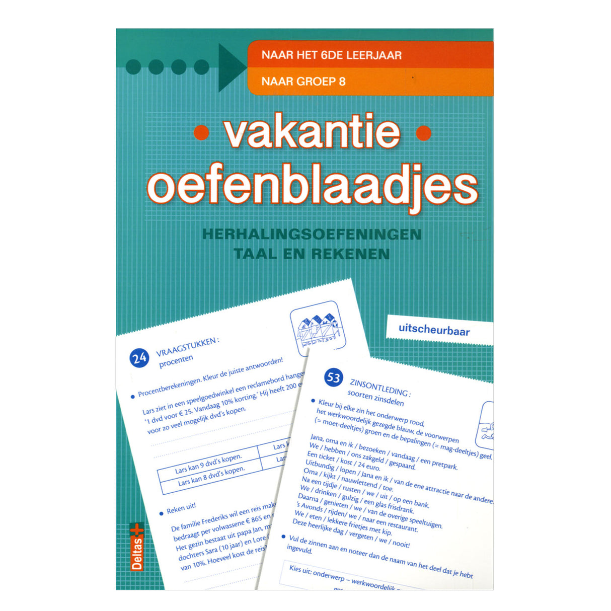 Deltas ferieøvelsesark til gruppe 8