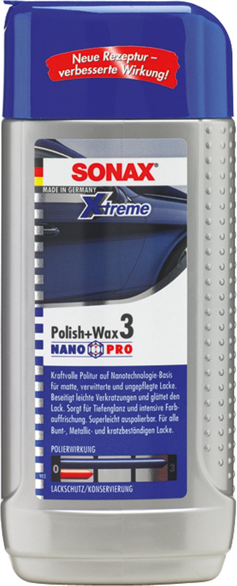 Sonax xtreme polish voks nr.3 - 250ml