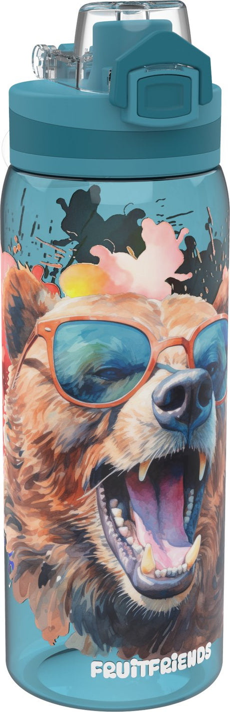 Fruitfriends waterfles ultra 850ml funny animals - giraffe