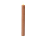 Lumineo middagslys sæt led flamme 24cm brun 2-dlg
