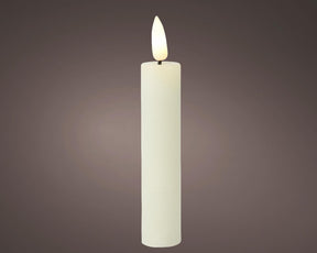 Lumineo middagslys sæt led flamme 16cm creme 2-dlg