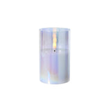 Lumineo lys LED i glas iriserende 12,5cm