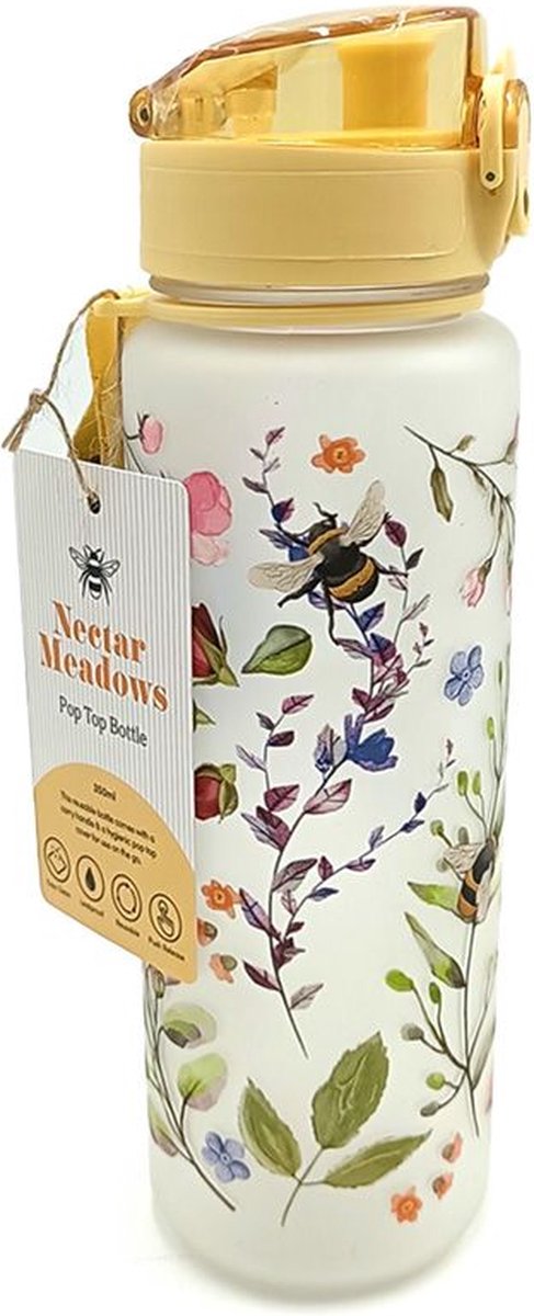 Puckator the nectar meadows at pop top 600ml brudsikker drikkeflaske