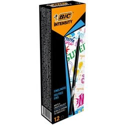 Ty balpen bic intensi 0,4 mm zwart 12 stuks