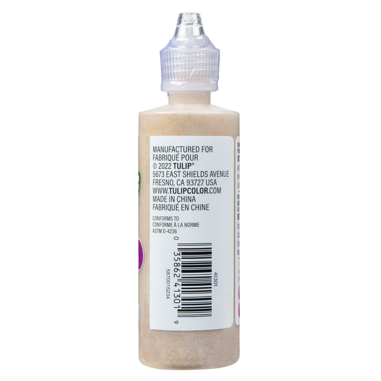Tulipan • dimensionelt malersæt glitter guld 118ml