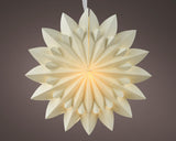 Lumineo star LED pap 40cm med timer