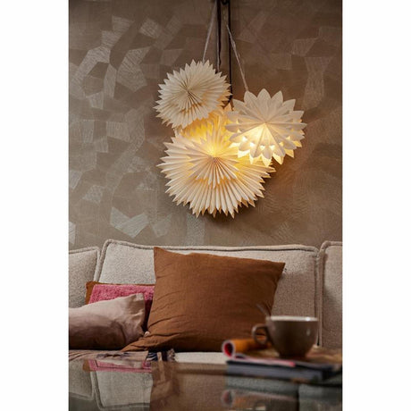 Lumineo star LED pap 40cm med timer rav