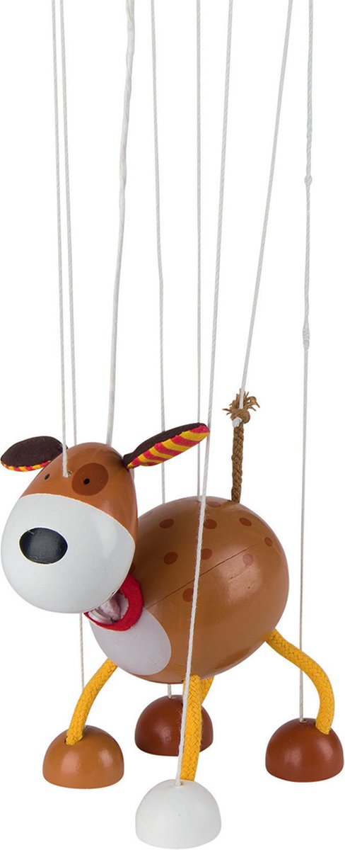 Goki marionet - hund - h15,5cm - 3 år