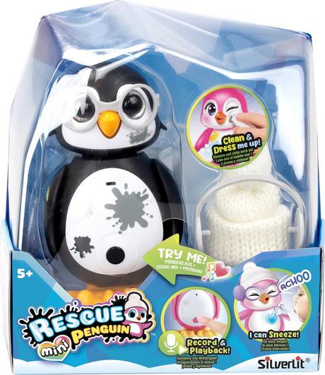 Silverlit rescue penguin mini - zwart