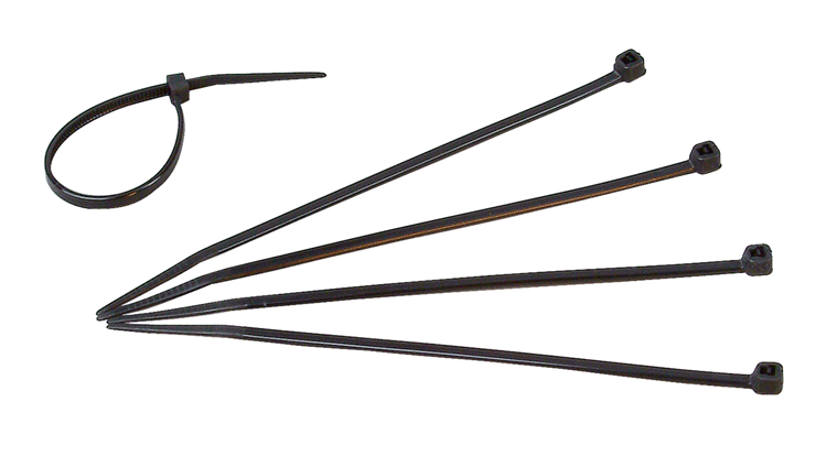 Kopp 1045967 - kabelbinder 150x3,6mm sort 50stk | 5 stk