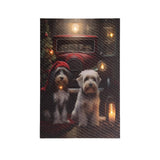 Lumineo julelærred hunde LED 1,5x38x58cm varm hvid