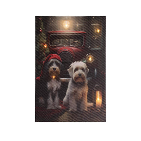 Lumineo julelærred hunde LED 38x58cm