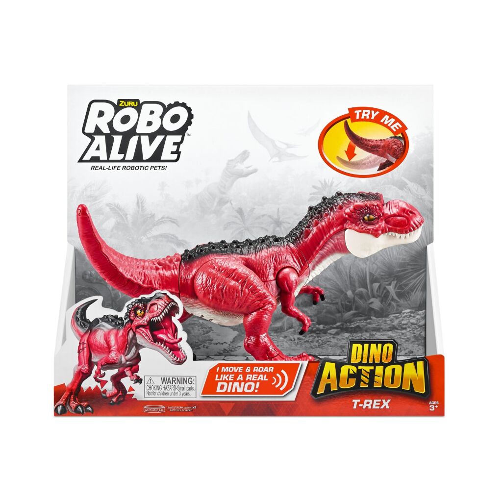 Zuru robo alive dino action t-rex + lyd