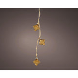 Lumineo snorelys julekugle LED 5,7x28cm