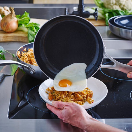 Greenpan geneva stegepande 24 cm rustfrit stål
