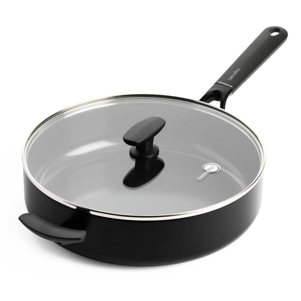 Greenpan smart collection keramisk gryderet med låg 28 cm sort