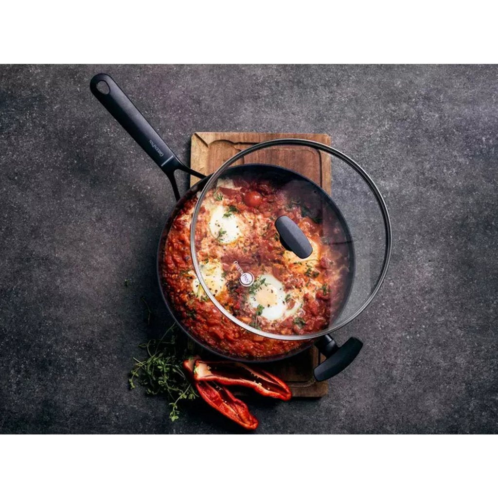 Greenpan smart collection keramisk gryderet med låg 28 cm sort