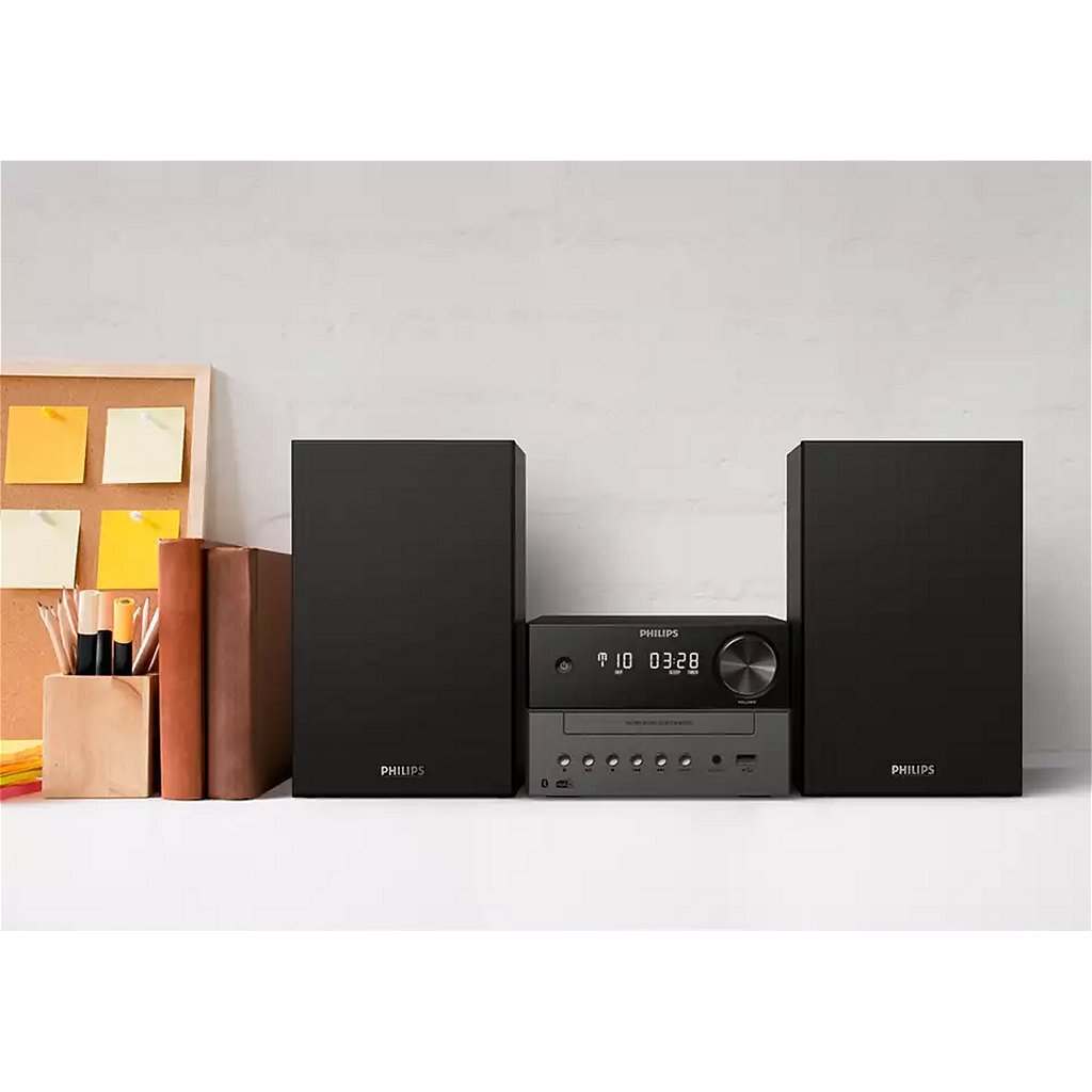 Philips TAM3505 12 Mikro musiksystem Sort