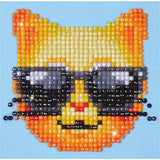 Diamant dotz diamant maleri cool kat 10x10 cm