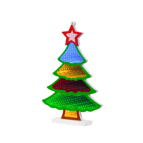Lumineo infinity lys juletræ LED 21,5x32cm