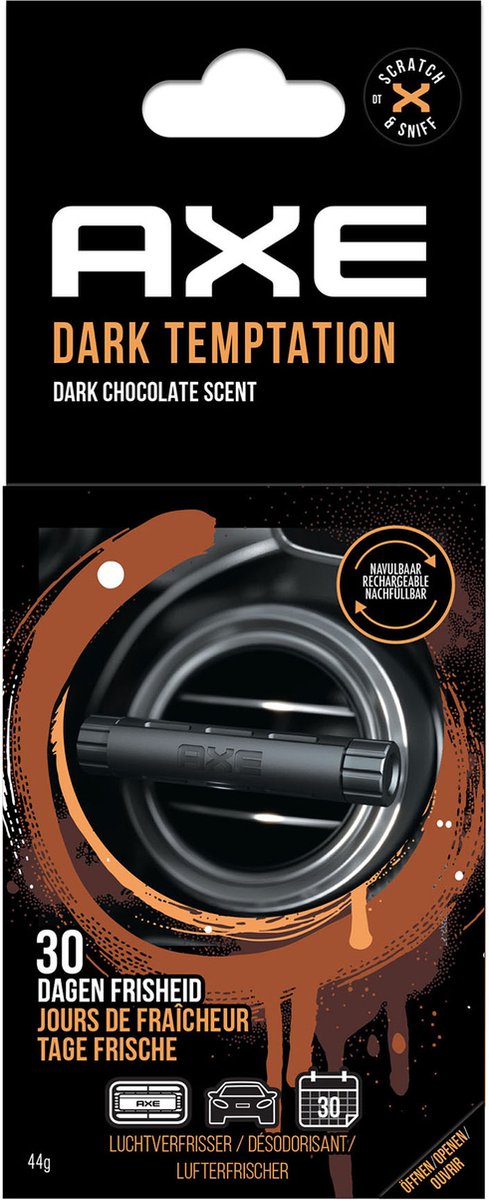 Økse luftfrisker mørk temptation aluminium 3-delt