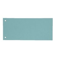 Kangaro scheidingsstroken karton 180g m2 22,5 x 12cm blauw 2-gaats rechthoekig
