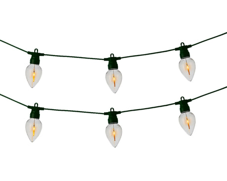 Lumineo led festlys fireflame effekt l350cm