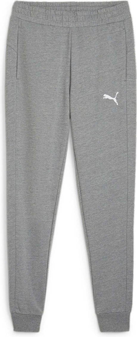 Puma teamgoal casuals bukser herre sportsbukser - mellemgrå meleret - hvid