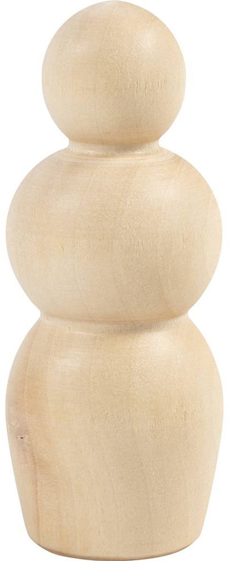 Creativ firma træfigur, timeglas form, h: 7,5 cm, 5 stk 1 æske