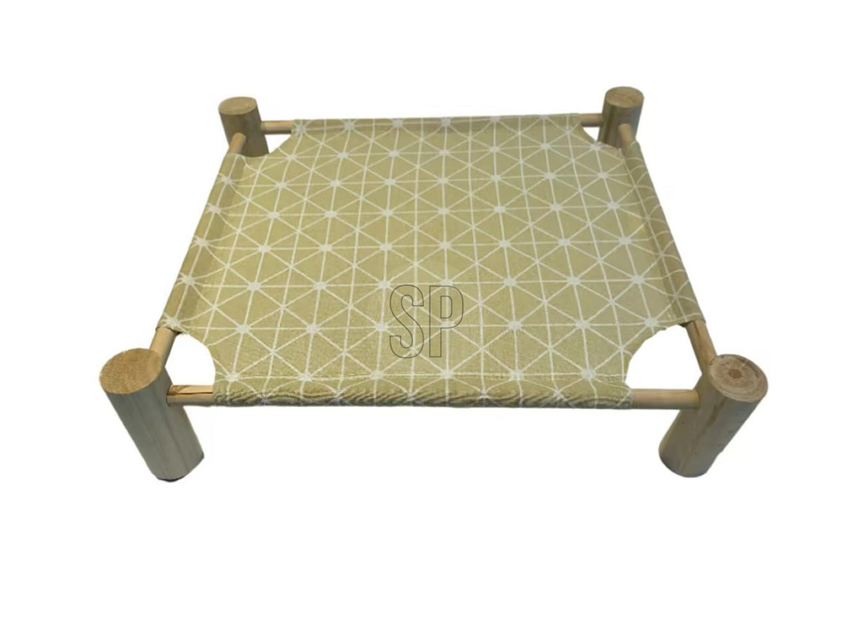 Dyreopsamlingsseng med træbund 53x48x13cm max15kg