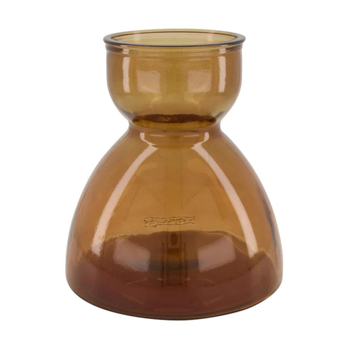 Naturel collections dijk natural collections vase genbrugsglas ã˜21,5x23cm brun