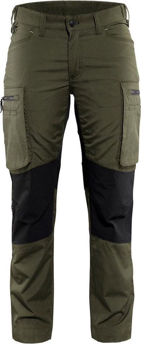 Blåkläder blaklader dame service arbejdsbukser stretch 7159-1845 - kvinder - army black - 42