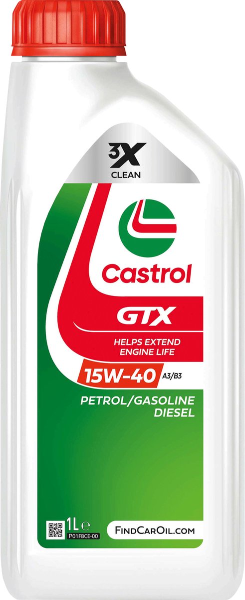 Castrol Motor Oil GTX 15W40 1L