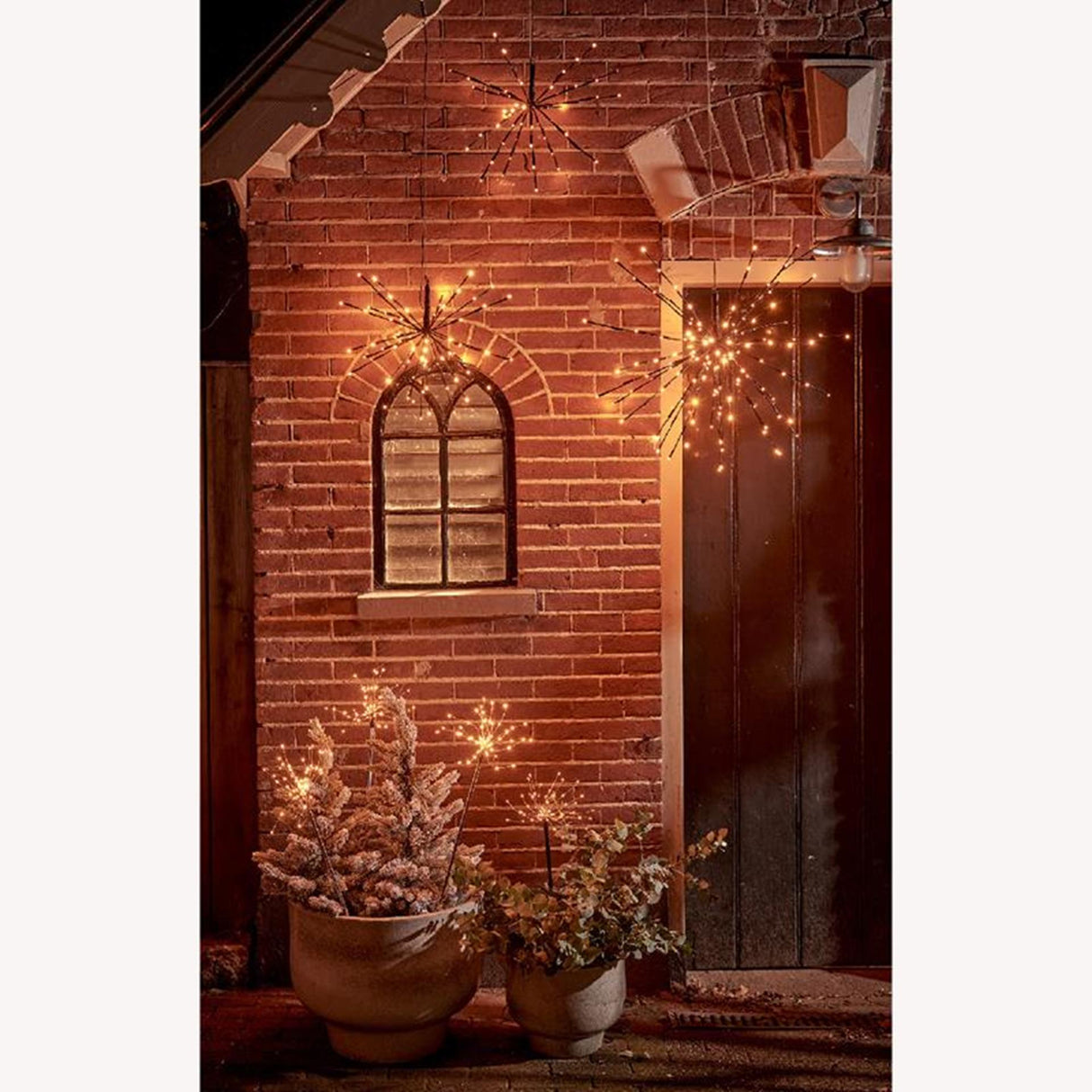 Lumineo polstjerne LED udendørs 45cm på batteri