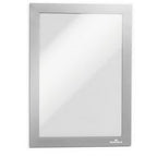 Displayramme slidstærk duraframe a5 210x148mm sølv 2 stk