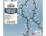 Lumineo kerstverlichting compact met 900 led lampen lengte 22,50meter met twinkle functie