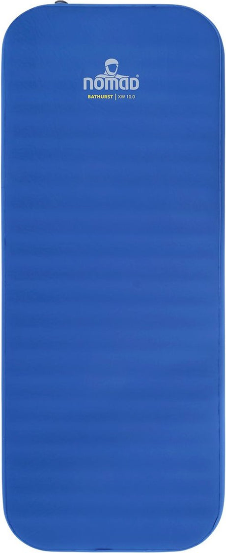 Nomad ® bathurst 10.0 xw slaapmat zelfopblazend | 198 x 76 | 10 m dikte | blauw | lichtgewicht | comfort kamperen | incl hoes