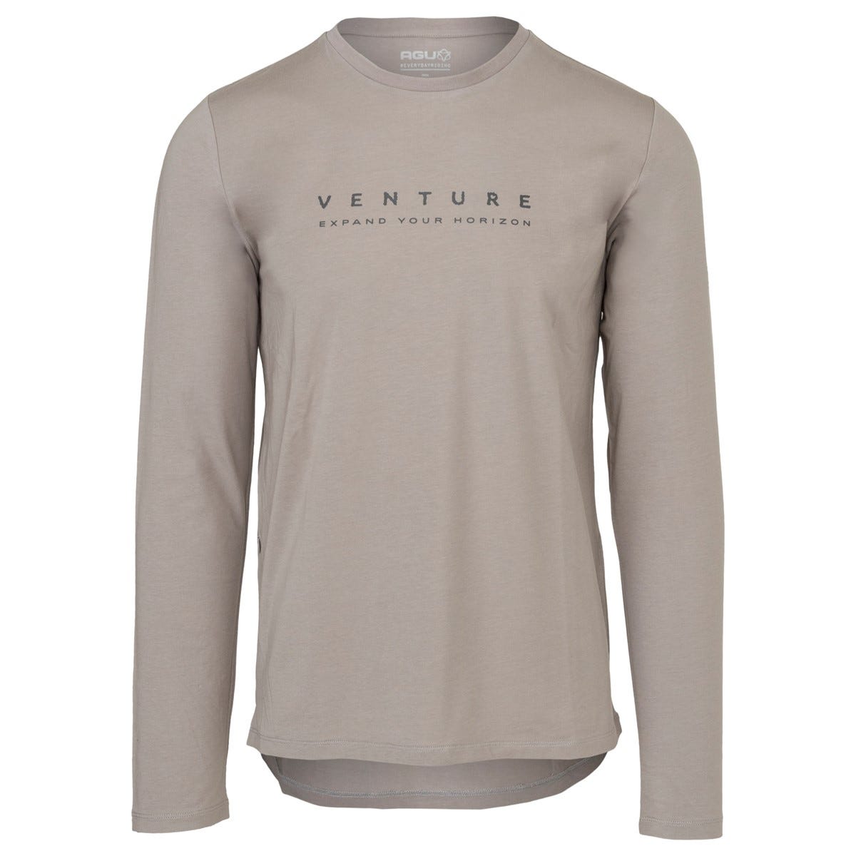 Performance shirt met lange mouwen venture grijs