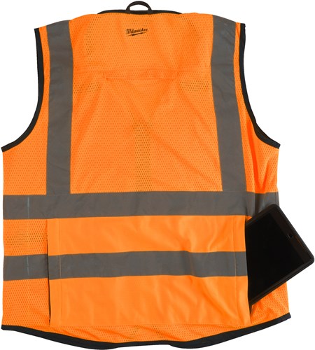 Milwaukee accessoires premium hi-vis veiligheidshesje klasse 2 oranje - l xl | 1 stuk - 4932471899