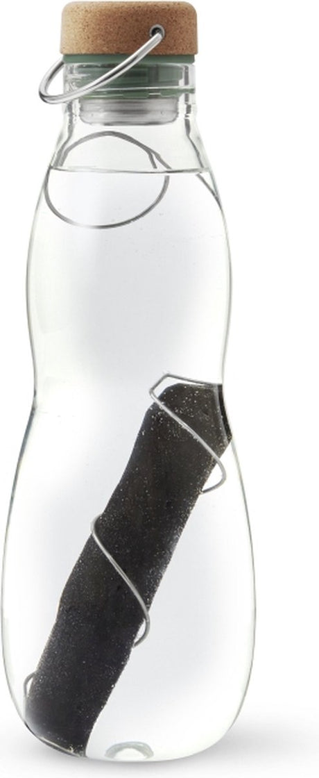 Sort blum sort+blum eau god glasvandflaske - 650ml - grøn