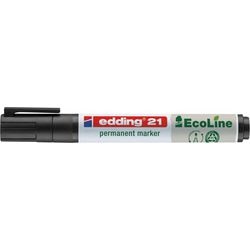 Edding ecoline tusch, str. 21, stregbredde 1,5-3 mm, sort, 1 stk.
