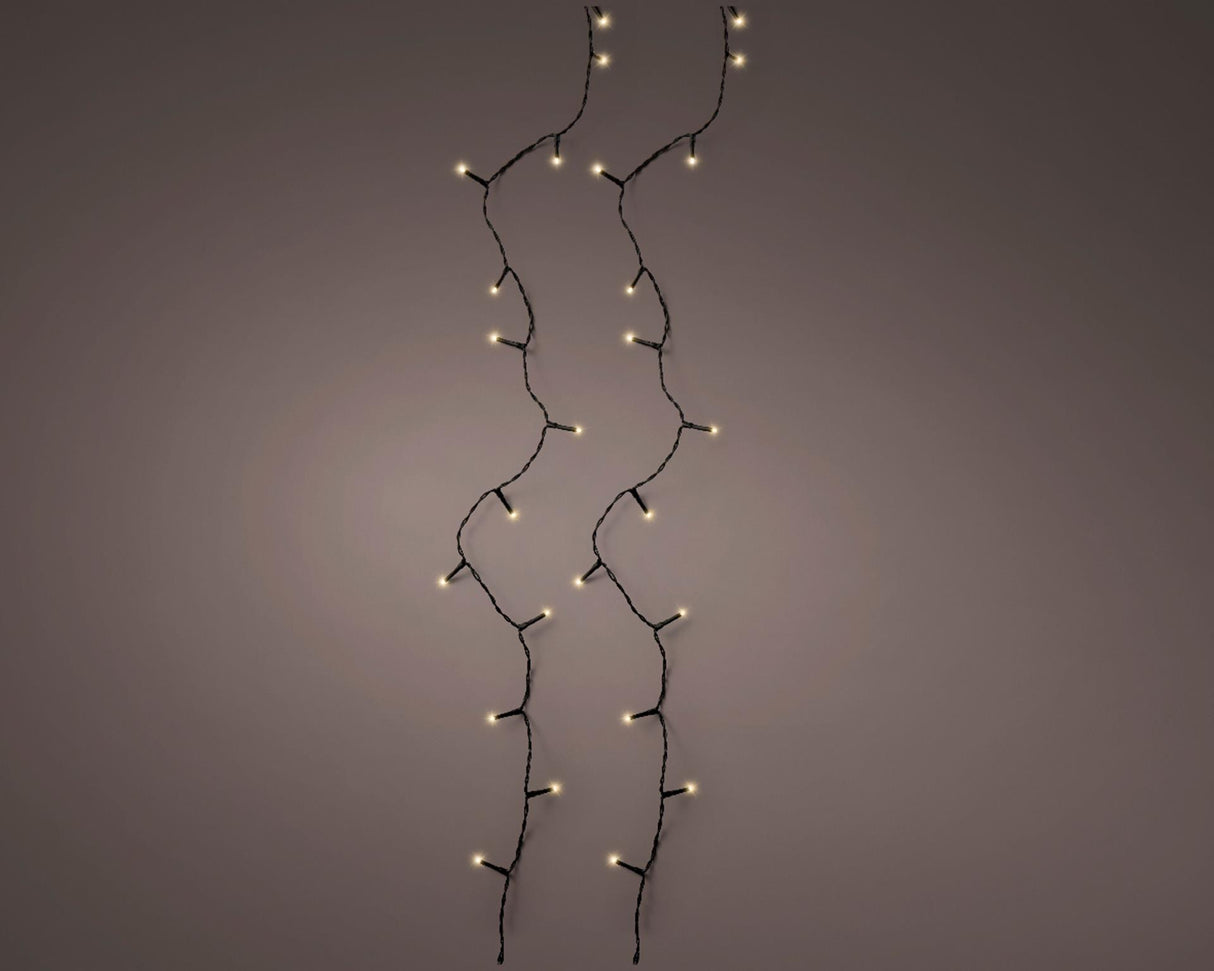 Lumineo basic julelys 180LED champagne