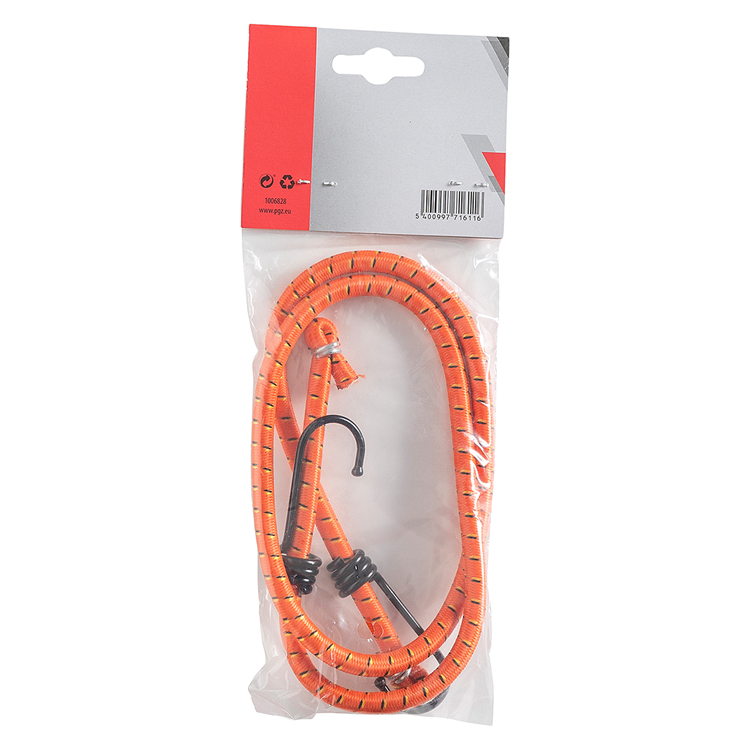 Mack 1006828 - elastisk rem 2 kroge rød | 5 stk