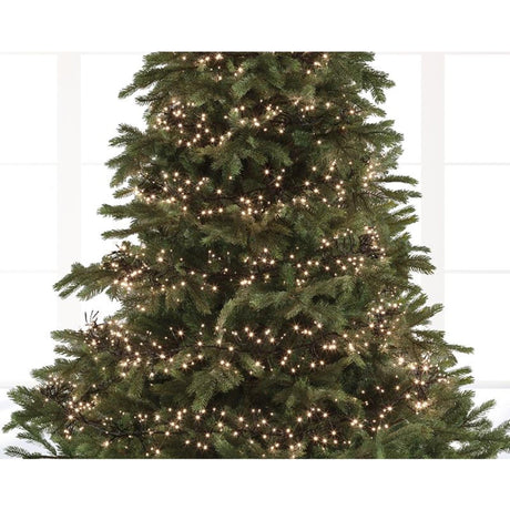 Lumineo LED-klyngebelysning varmhvid 420cm 440 lamper med 8-timers timer og dæmpning