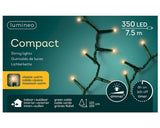Lumineo LED strengbelysning 750cm 350xLED varm hvid til træ 120-150cm med 8-timers timer og dæmpningsfunktion